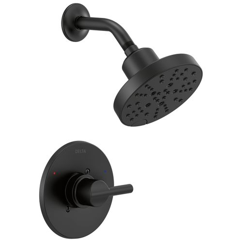 Main product image of Nicoli Monitor 14 Series H2okinetic Shower (Matte Black), 142749-BL