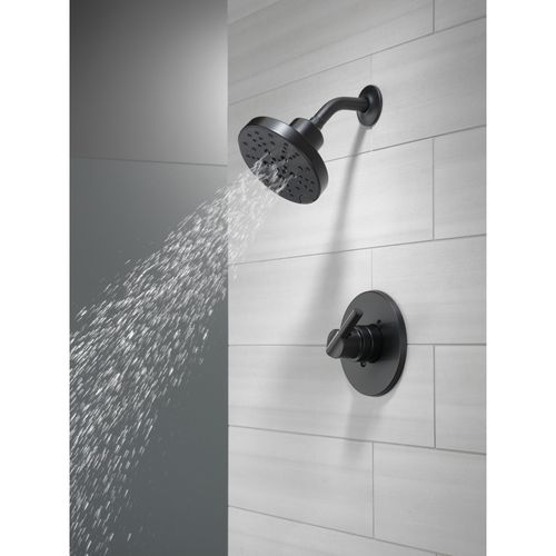 Main product image of Nicoli Monitor 14 Series H2okinetic Shower (Matte Black), 142749-BL