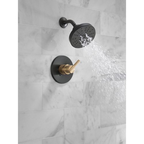 Main product image of Nicoli Monitor 14 Series Shower Only (Matte Black/Champagne Bronze), 142749-GZ