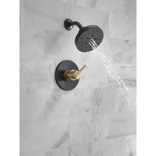 Main product image of Nicoli Monitor 14 Series Shower Only (Matte Black/Champagne Bronze), 142749-GZ