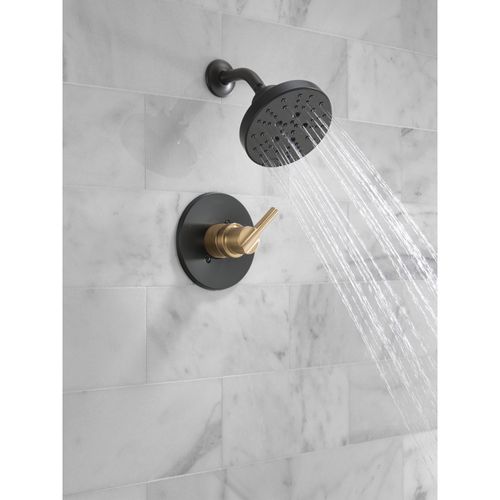 Main product image of Nicoli Monitor 14 Series Shower Only (Matte Black/Champagne Bronze), 142749-GZ