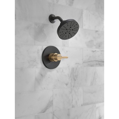 Main product image of Nicoli Monitor 14 Series Shower Only (Matte Black/Champagne Bronze), 142749-GZ