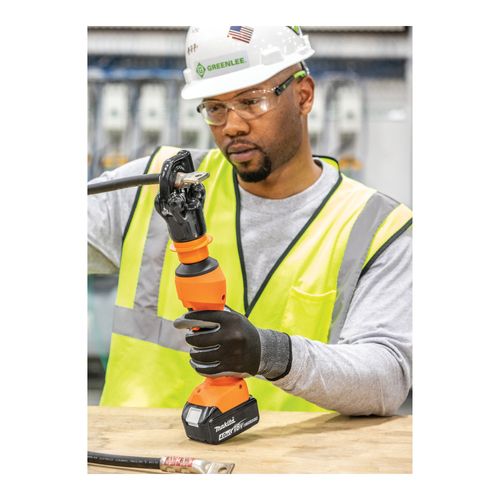 Main product image of 6 Ton Insulated Crimper with 6ID Head & 120V Charger