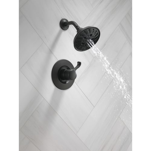 Main product image of 14 Series Shower Trim w/ Rough (Matte Black), 142897-BL