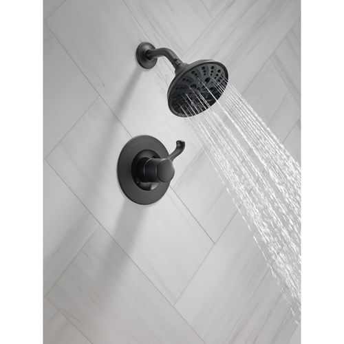 Main product image of 14 Series Shower Trim w/ Rough (Matte Black), 142897-BL