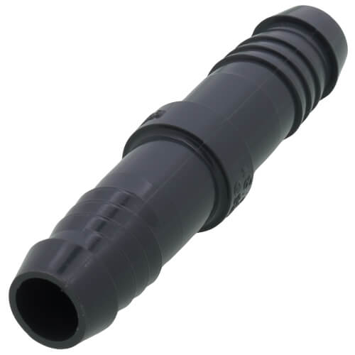 Main product image of 3/8" PVC Barbed Insert Spiral Coupling (Spiral Barb x Spiral Barb)