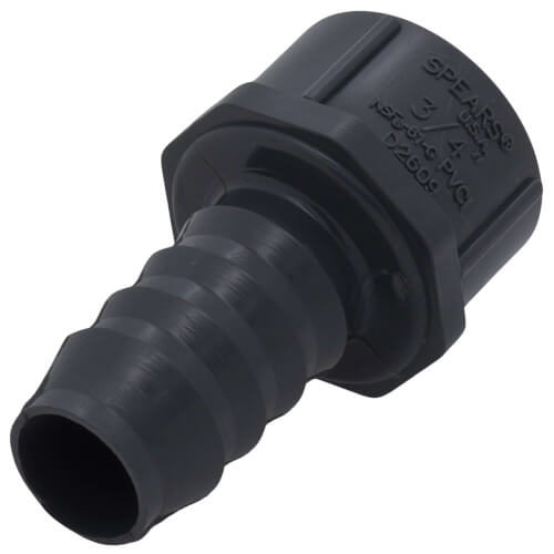 Main product image of 3/4" PVC Barbed Insert Female Adapter (FIPT x Insert)