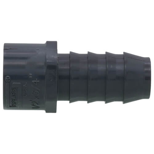 Main product image of 1/2" x 3/4" PVC Barbed Insert Reducing Female Adapter (FIPT x Insert)
