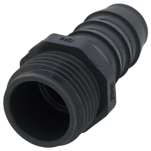 Main product image of 3/4" PVC Barbed Insert Male Hose Adapter (Male Hose x Insert)