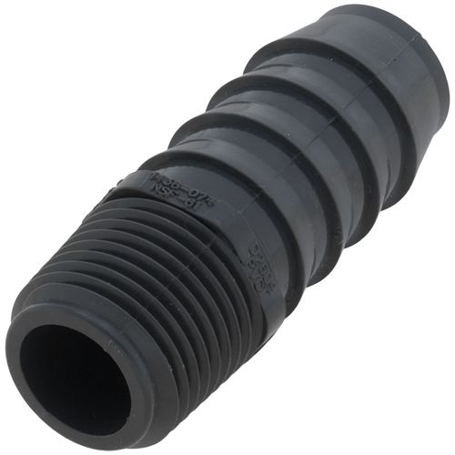 Main product image of 1/2" x 3/4" PVC Barbed Insert Reducing Male Adapter (MIPT x Insert)