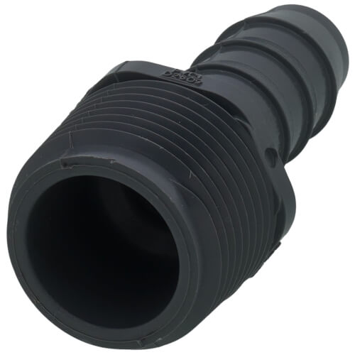 3/4" x 1/2" PVC Barbed Insert Reducing Male Adapter (MIPT x Insert)