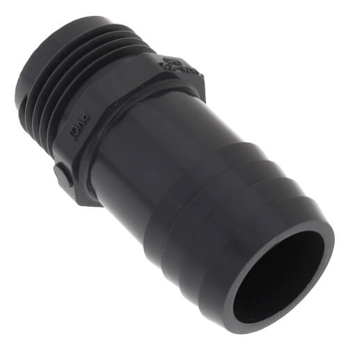 Main product image of 3/4" x 1" PVC Barbed Insert Reducing Male Hose Adapter (Male Hose x Insert)