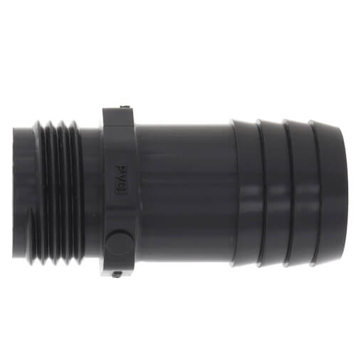 Main product image of 3/4" x 1" PVC Barbed Insert Reducing Male Hose Adapter (Male Hose x Insert)