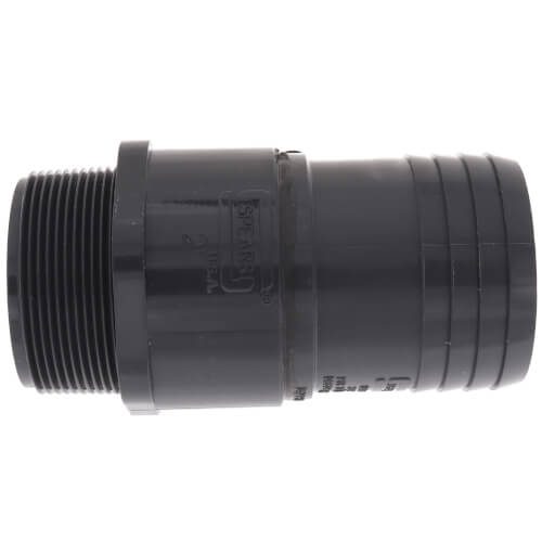 Main product image of 2" x 2-1/2" PVC Barbed Insert Reducing Male Adapter (MIPT x Insert)