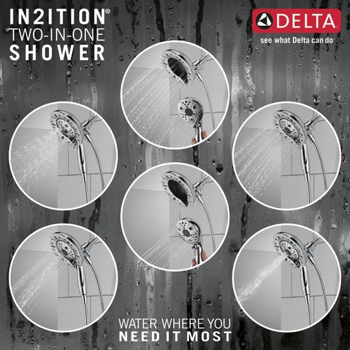 Main product image of Vesna Monitor 14 Series Tub & Shower w/ In2ition 2-in-1 Shower (Chrome), 144789-I