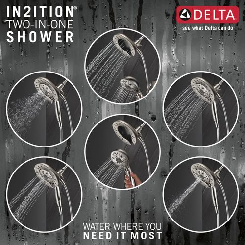 Main product image of Vesna Monitor 14 Series Tub & Shower w/ In2ition 2-in-1 Shower (Spotshield Brushed Nickel), 144789-SP-I