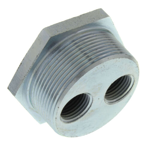 Main product image of 2" NPT x 1/2" FNPT 4-Way Tap Tank Bushing
