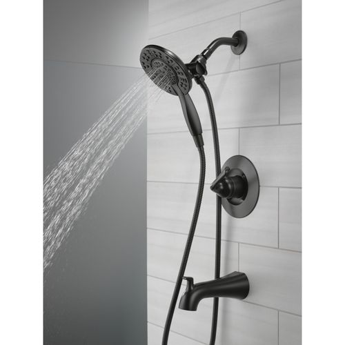 Main product image of Arvo 14 Series Tub & Shower Trim w/ In2ition (Matte Black), 144840-BL-I