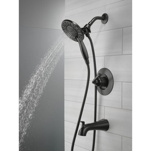 Main product image of Arvo 14 Series Tub & Shower Trim w/ In2ition (Matte Black), 144840-BL-I