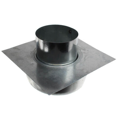 Main product image of 5" Galvanized Roof Cap w/ Screen & Flange (No Damper)