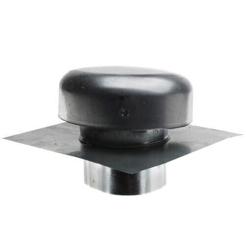 Main product image of 5" Galvanized Roof Cap w/ Screen & Flange (No Damper)