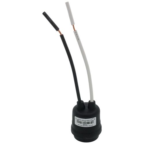 Main product image of Weatherproof Replacement Lampholder w/ Wire Leads, Medium Base - Black (600V, 660W)