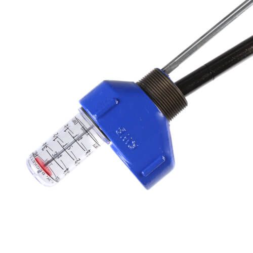 Main product image of 1-1/2" x 1-1/4" King Combination Vertical Fill Alarm & Tank Gauge (42" Length)