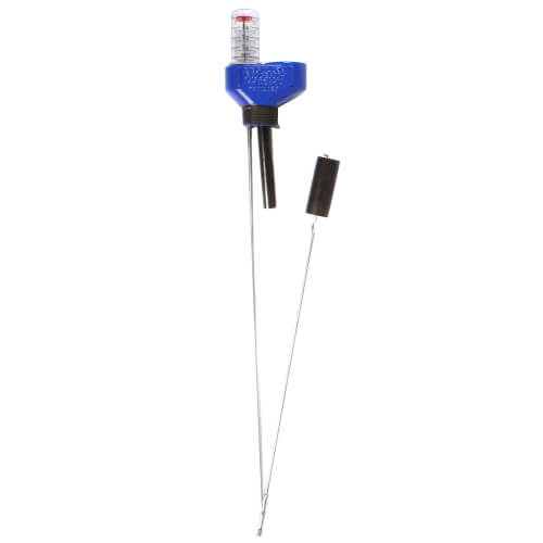 Main product image of 1-1/2" x 1-1/4" King Combination Vertical Fill Alarm & Tank Gauge (42" Length)