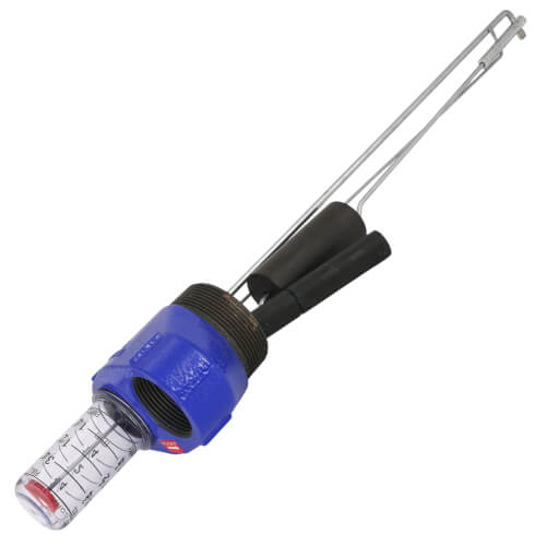 Main product image of 2" x 1-1/4" King Combination Horizontal Fill Alarm & Tank Gauge (26" Length)