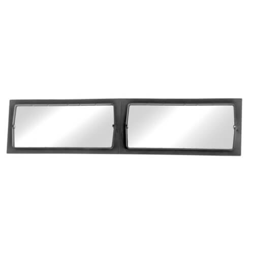 Main product image of 30" x 6" (1) or 12" x 6" (2) Windowed Return Air Grill Wall Frame, Clear Film for Restriction of Dirt and Air
