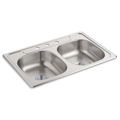Main product image of Middleton 33" Top-Mount Double-Bowl Kitchen Basin Sink