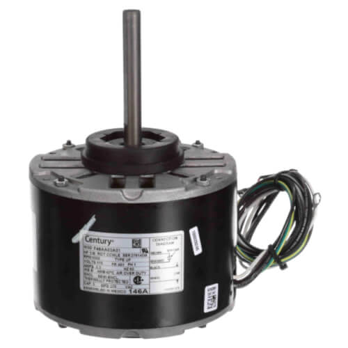 146A - Century 146A - 1/6 HP 115v Fan and Blower Motor, 1050 RPM, 48Y ...