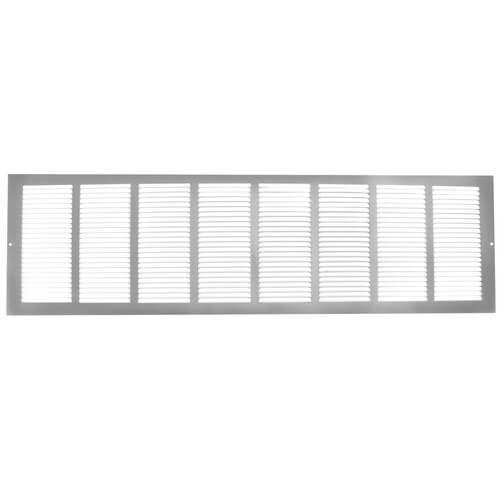 Main product image of 32" x 8" White Baseboard Return Air Grille (657 Series)