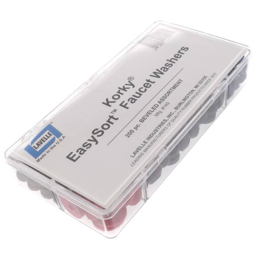 149 Korky 149 Beveled Faucet Washer Kit w/ Case (200pc)