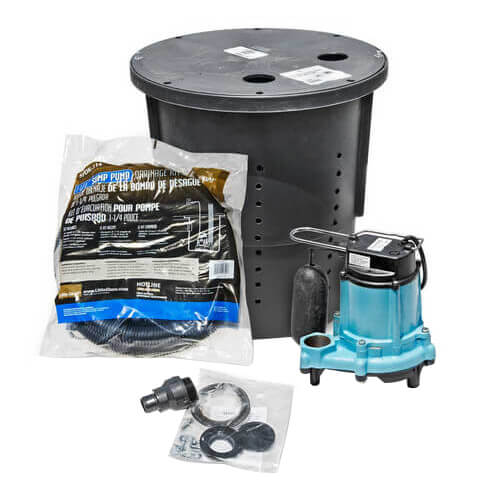 CS-SS Pre-Packaged Crawl Space Sump System