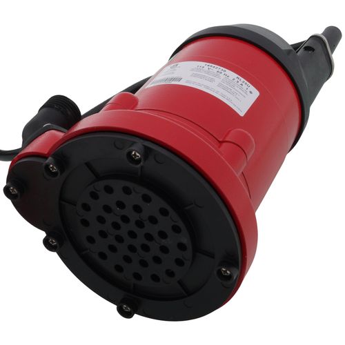 Main product image of RL25U 115V, 1/4 HP, 1500 GPH Manual Aluminum Utility Pump w/ 10 ft. Cord (Red)