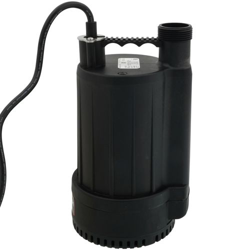Main product image of RL-MP25A 115V, 1/4 HP 2200 GPH Automatic Plastic Submersible Utility Pump, 10 ft. Cord (Black)