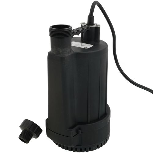 Main product image of RL-MP25A 115V, 1/4 HP 2200 GPH Automatic Plastic Submersible Utility Pump, 10 ft. Cord (Black)