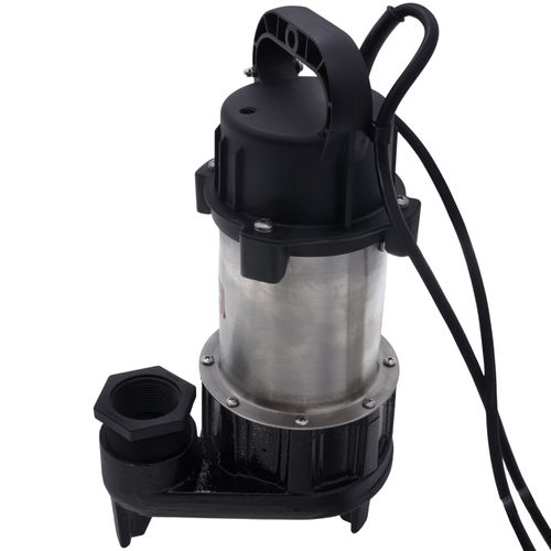 Main product image of RL-SS100T 115V, 1 HP, 5300 GPH Submersible SS Sump Pump w/ Tethered Switch, 20 ft. Cord (Black)