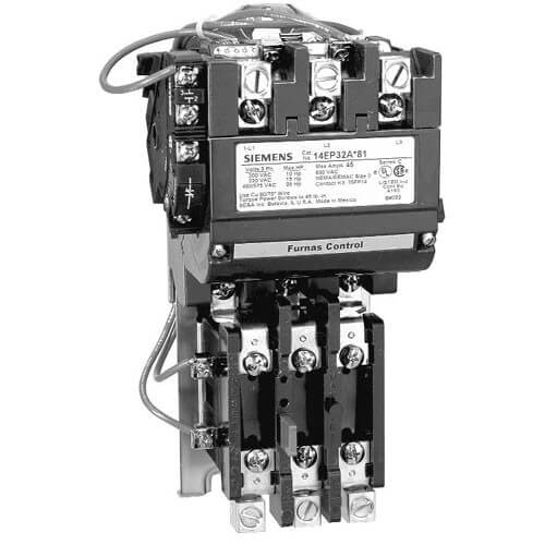 Main product image of Non-Reversing Motor Starter for Indoor Use, 3 Ph, 3 Pole, 18 Amp, 60 Hz (120/240V)