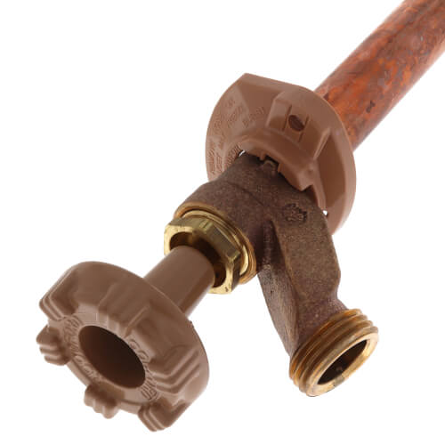 Main product image of Model 14 14", 1/2" x 3/4" Sweat Inlet Wall Faucet w/ Metal Handle