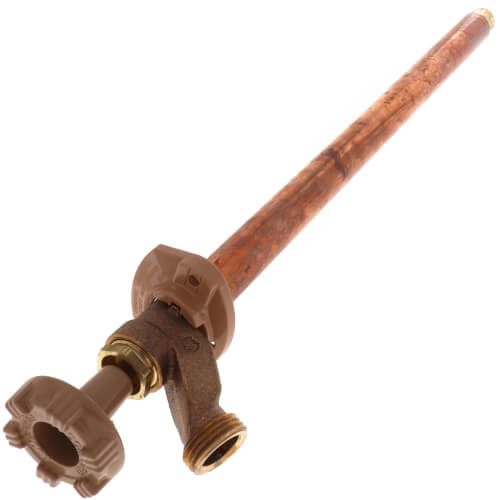 Main product image of Model 14 14", 1/2" x 3/4" Sweat Inlet Wall Faucet w/ Metal Handle