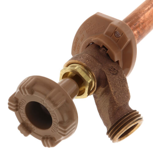 Main product image of Model 14 6", 1/2" x 3/4" Sweat Inlet Wall Faucet w/ Metal Handle