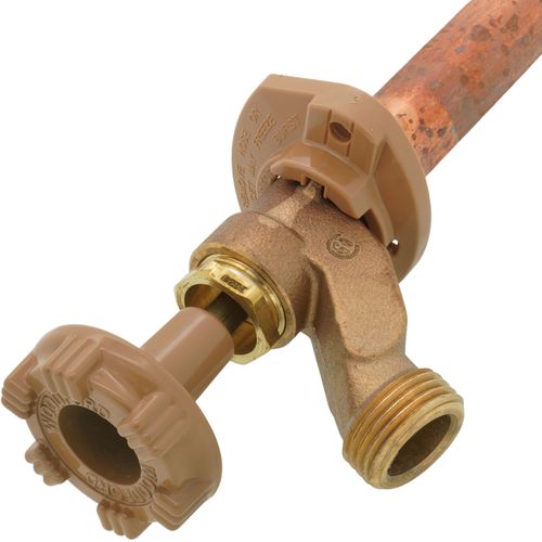 Main product image of Model 14 10", 1/2" MPT x Sweat Inlet Wall Faucet w/ Metal Handle