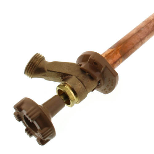 Main product image of Model 14 12", 1/2" MPT x Sweat Inlet Wall Faucet w/ Metal Handle