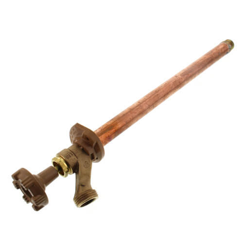 Main product image of Model 14 12", 1/2" MPT x Sweat Inlet Wall Faucet w/ Metal Handle