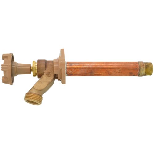 Main product image of Model 14 4", 1/2" MPT x Sweat Inlet Wall Faucet w/ Metal Handle