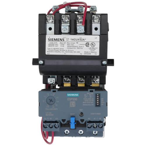 Main product image of Non-Reversing Motor Starter, 3 Ph, 3 Pole, 0.75-3.4 Amp, 60 Hz (120/240V)