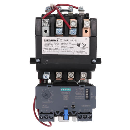 Main product image of Non-Reversing Motor Starter, 3 Ph, 3 Pole, 10-40 Amp, 60 Hz (120/240V)