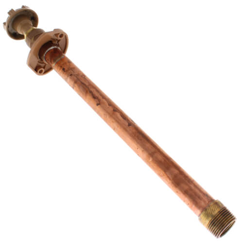 Main product image of Model 14 10", 1/2" FPT x 3/4" MPT Inlet Wall Faucet w/ Metal Handle